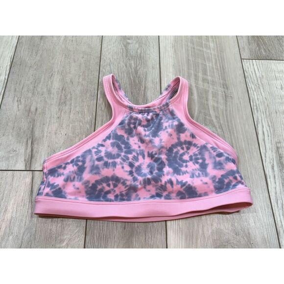 Athleta Girls Pink Free Spirit two-piece bikini swimsuit size 14-16 - Picture 7 of 12